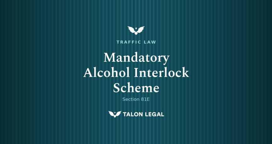 Mandatory Alcohol Interlock Scheme