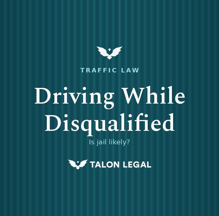 Will I Go To Jail For Driving Disqualified in South Australia? Talon Legal Drive Disqualified Lawyers