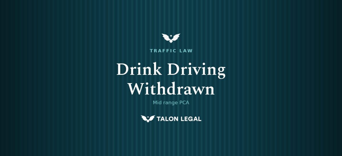 Drink Driving Charges Withdrawn By Talon Legal Adelaide's Best Drink Driving Lawyers