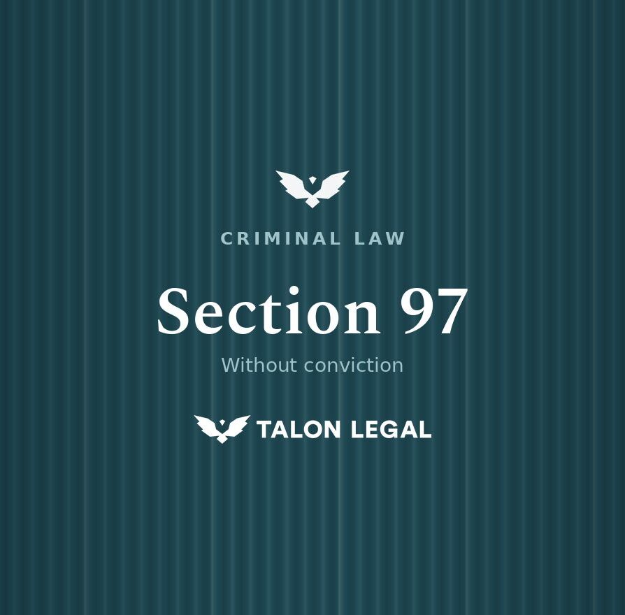 Without Conviction Good Behaviour Bonds in South Australia, Talon Legal Criminal Defence Lawyer Guide
