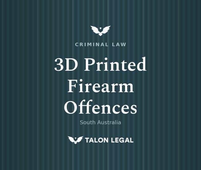 3D Firearm and Guns Lawyers in Adelaide, Talon Legal