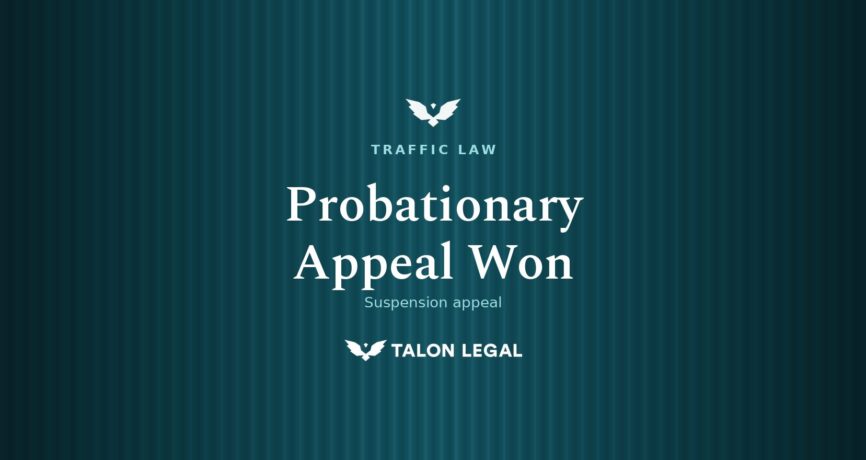 Appeal Against Probationary Licence Disqualification, Best Licence Appeals Lawyers in South Australia